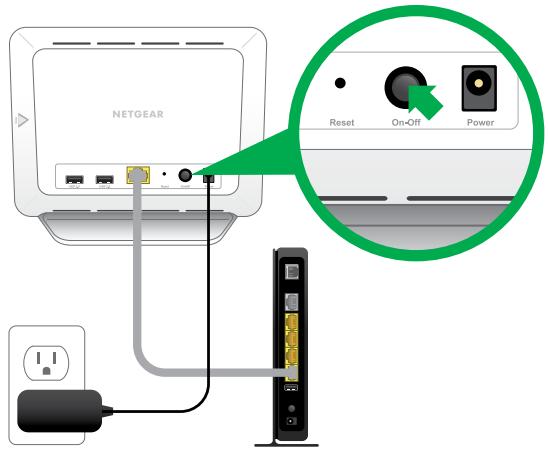 NETGEAR Reset On-Off Power