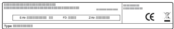 SIEMENS BES23LMB1F - Productnummer (E-nr.) en productienummer (FD) - 1
