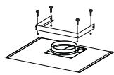 FABER COCKTAIL 550 NOIR - Conduit d'évacuation inférieur - 1