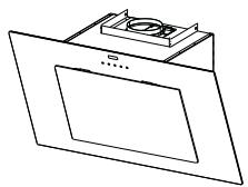 FABER COCKTAIL 550 NOIR - Conduit d'évacuation inférieur - 3