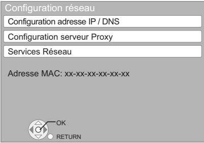 PANASONIC SC-BTX68EF-K - Test de "configuration adresse IP / DNS - 3
