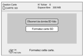 PANASONIC SC-BTX68EF-K - Formatage des cartes sd/suppression des données - 1