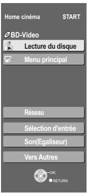 PANASONIC SC-BTX68EF-K - Afficher le menu START - 1
