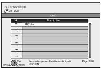 PANASONIC SC-BTX68EF-K - Appuyez sur [, ] pour sélectionner le titre et appuyez sur [OK]. - 1