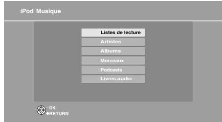PANASONIC SC-BTX68EF-K - Appuyez sur [IPOD] pour sélectionner "IPOD - 1