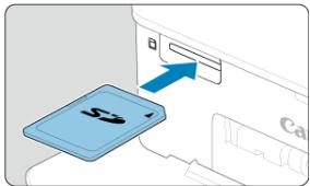 CANON SELPHY CP1500 - Insérez la carte mémoire dans le logement pour carte mémoire. - 1