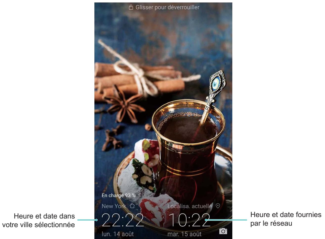HONOR 9 Lite - Définir l'heure et la date du système - 1