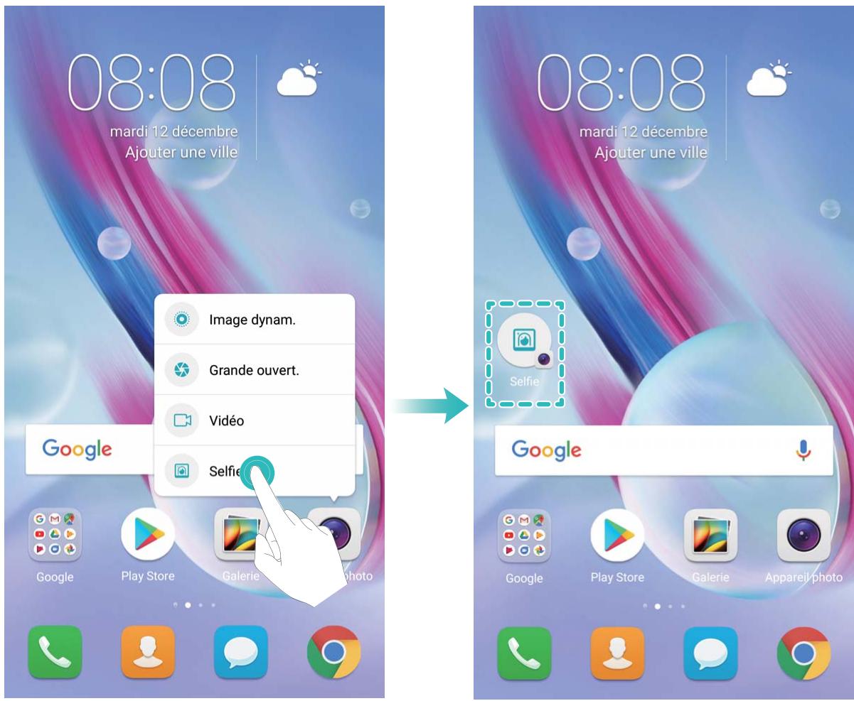 HONOR 9 Lite - Utiliser des raccourcis pour acceder aux fonctionnalités fréquement utilisées - 1