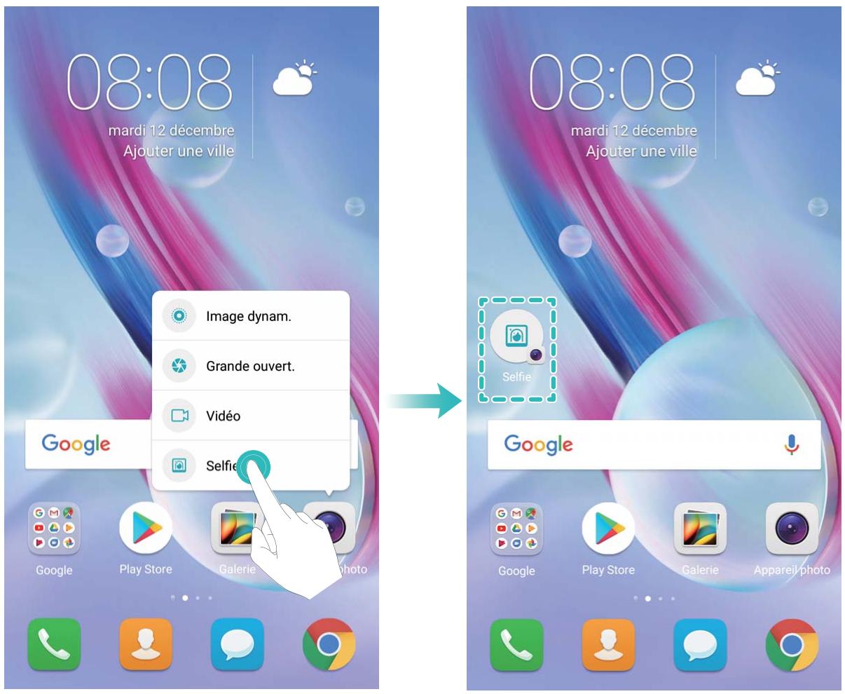 HONOR 9 Lite - Utiliser des raccourcis pour acceder aux fonctionnalités fréquement utilisées - 1