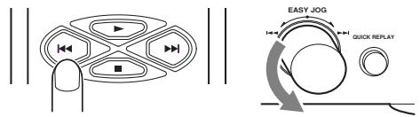 MARANTZ CD7300 - Retourner au début de la piste en cours ou à une piste précédente - 1