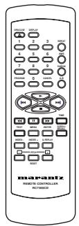 MARANTZ CD7300 - CONTRÔI E DES ACCESSOIRES - 1