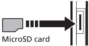 ACER SMART DISPLAY DA220HOL - Insérer une carte microsd (option) - 2
