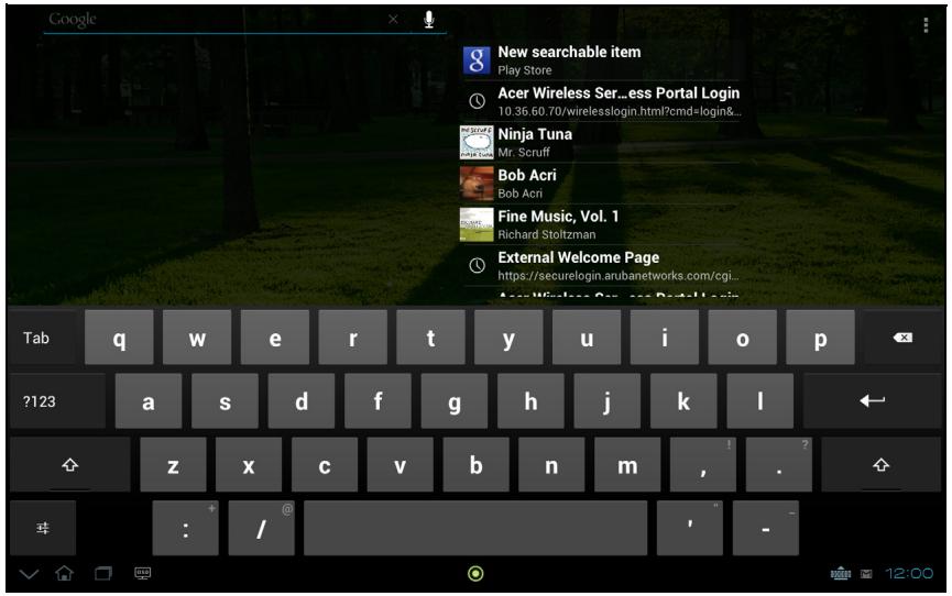 ACER SMART DISPLAY DA220HOL - Le clavier de l'écran - 1