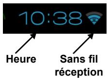 ACER SMART DISPLAY DA220HOL - Zone de statut et de notification - 1