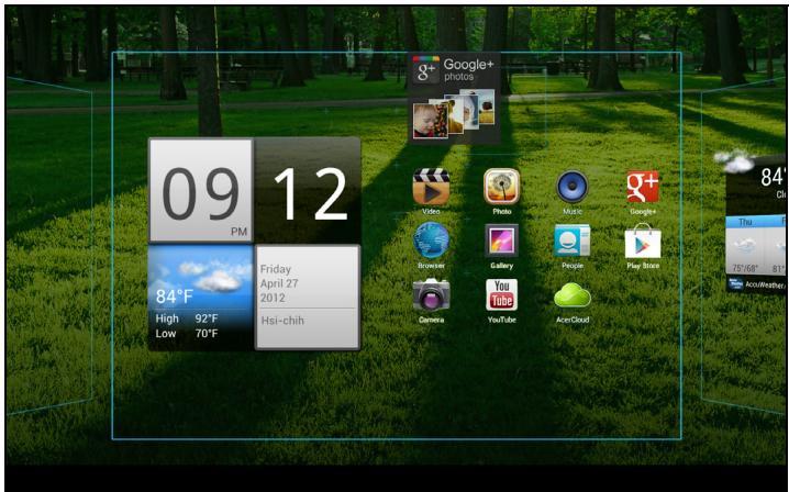 ACER SMART DISPLAY DA220HOL - Ajouter ou supprimer des raccourcis ou widgets - 2