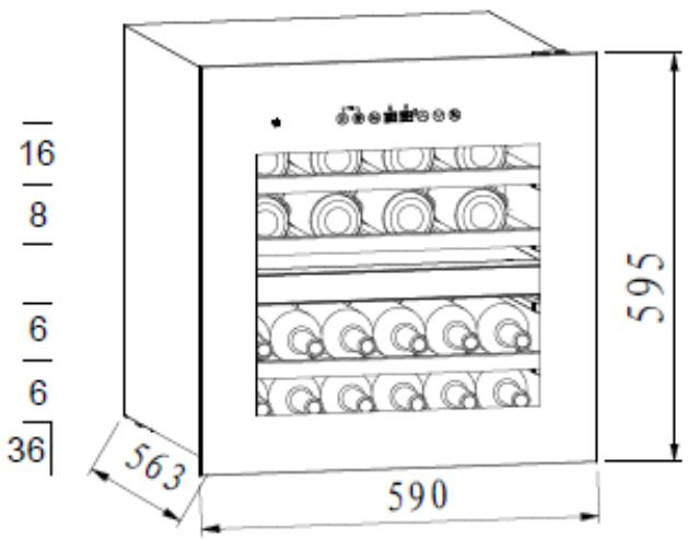 DE DIETRICH DIW36DFB - Wine conservation - 1