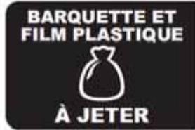 BARQUETTE ET FILM PLASTIQUE À JETER