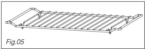 SAUTER SME665BF1NOIR - - Les grilles latérales (fig.08): - 1