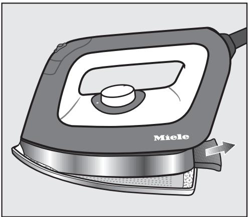 MIELE B1847 - Repasser avec la semelle anti-adhésive - 1