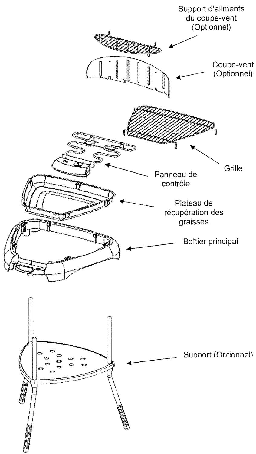 PROLINE BBQ 21 - Description des pièces - 1