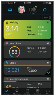 GARMIN VIVOMOVE 3 - Garmin connect - 1