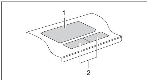 FUJITSU AMILO Pa / Pi Series - Surface tactile et touches - 2