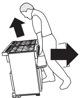 FALCON F9OODXDFWH/NM-EU BL - Déplacement de la cuisinière - 2
