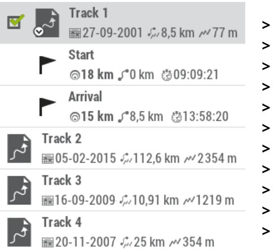 TWONAV ANIMA RANDO VELO - Gestion des éléments - 5