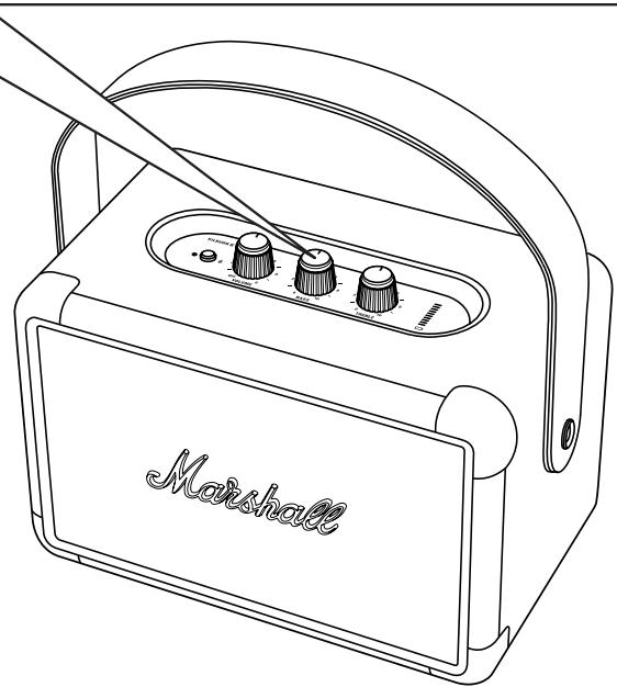 MARSHALL Kilburn II - Réglage du volume/des basses/des AIGUS - 2