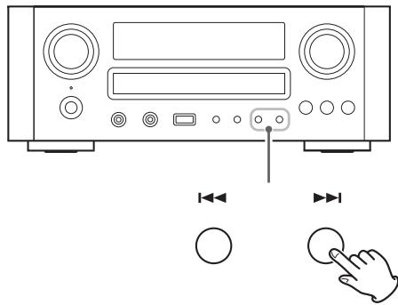 TEAC CR-H700 - Recherche d'un passage sur un morceau - 1