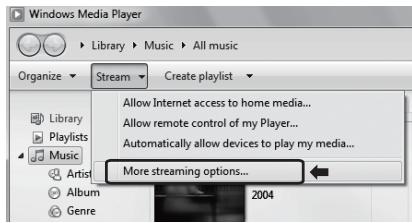 TEAC CR-H700 - Ajoutez les fichiers que vous pouvez partager à la bibliothèque de windows media player, s'ils n'y figurent pas encore. - 1