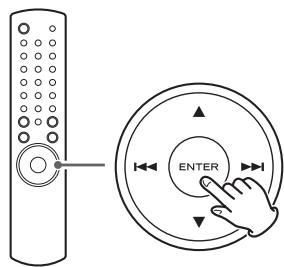 TEAC CR-H700 - Appuyez sur la touche ENTER. - 1
