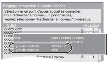 PANASONIC SC-BT735 - Recherche point d'accès: - 1