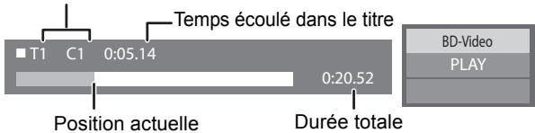 PANASONIC SC-BT735 - Pendant la lecture, appuyez sur [STATUS] - 1