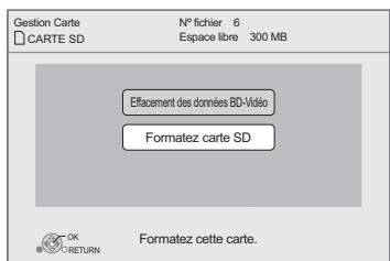 PANASONIC SC-BT735 - Effacement de données/formatage de cartes SD - 1