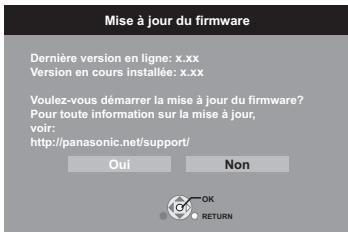PANASONIC SC-BT735 - Mise à jour du logiciel - 1