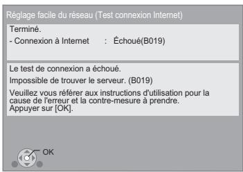 PANASONIC SC-BT735 - Réglage facile de réseau (contrôle de connexion internet) - 1