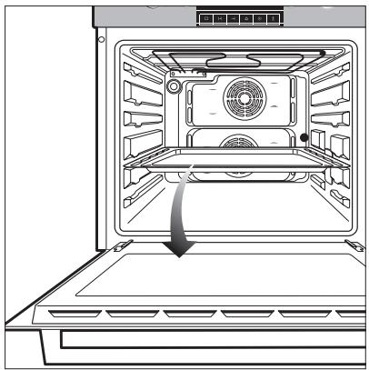 SAMSUNG BQ1Q3T089 - Positionnement de la plaque à pâtisserie ou de la léchérite - 1