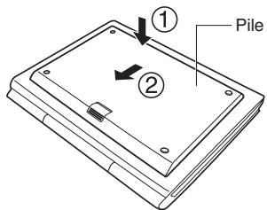 TOSHIBA SD-P73DTWE - Fixation de la batterie - 2