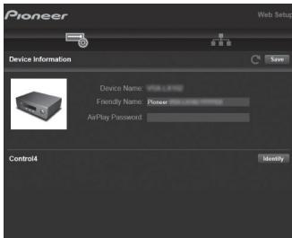 PIONEER SX-NSOAE-SB - Web Setup - 1