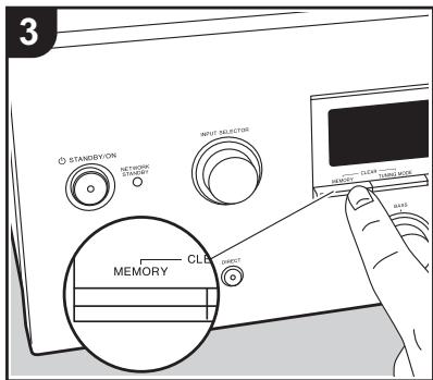 PIONEER SX-NSOAE-SB - Registering a station - 3
