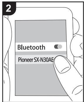 PIONEER SX-NSOAE-SB - Reproducción BLUETOOTH® - 2