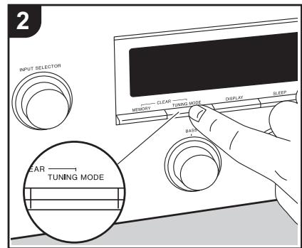 PIONEER SX-NSOAE-SB - Listening to the AM/FM Radio - 2