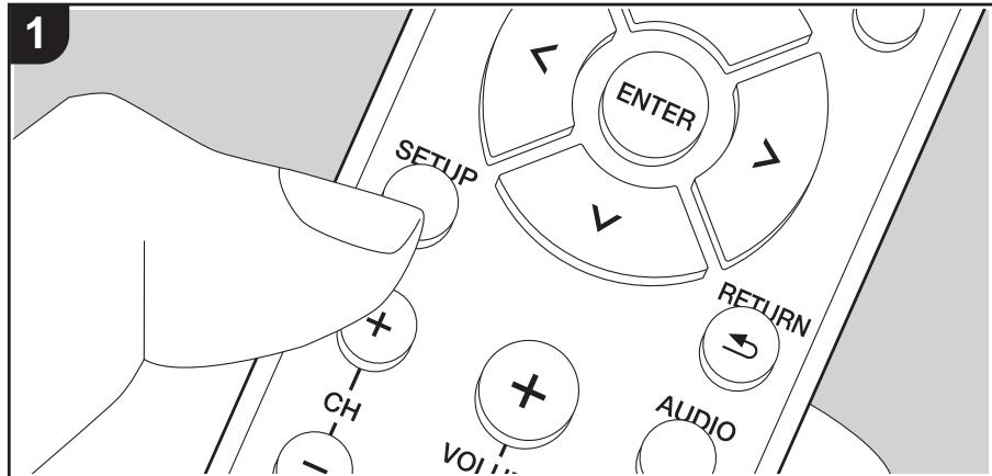 PIONEER SX-NSOAE-SB - Setup Menu - 1