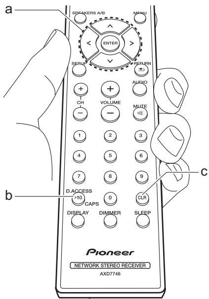 PIONEER SX-NSOAE-SB - Saisie du texte - 1