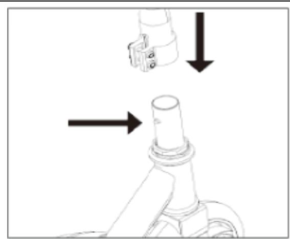 MPMAN TR20K - Assemblage du tube en acier du guidon - 1