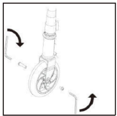 MPMAN TR20K - Remplacement de la roue avant - 1