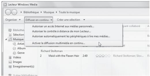 YAMAHA CD-N301 - Pour utiliser le windows media player 12 (sur windows 7) - 1