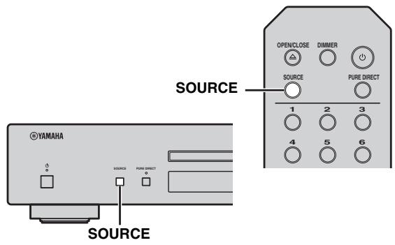 YAMAHA CD-N301 - Opérations depuis l'ordinateur principal ou la télécommande - 1