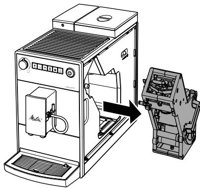 MELITTA NC - Nettoyage de la chambre d'extraction - 1